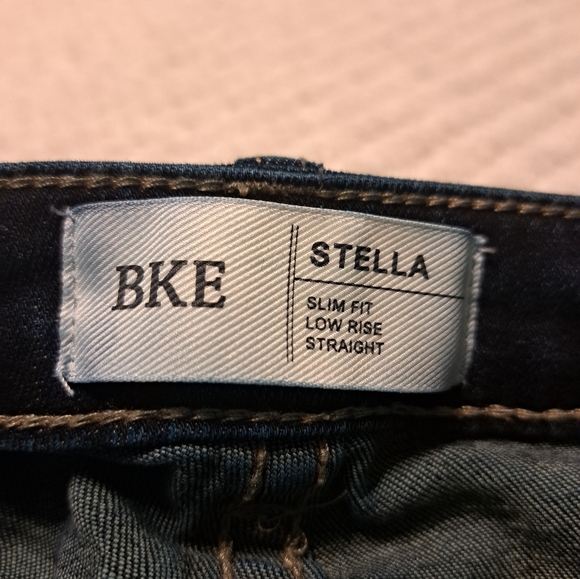 BKE Stella Slim Fit Low Rise Straight Jeans Size 29x31 1/2 - Picture 3 of 11